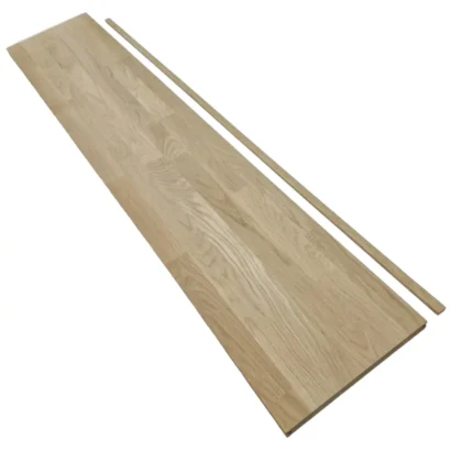 Oak Finger Joint Tread Extension With Wooden Joint To Fit – Essential Range