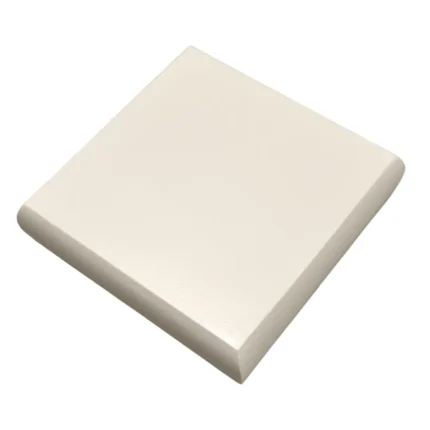 White Flat Cap 90mm