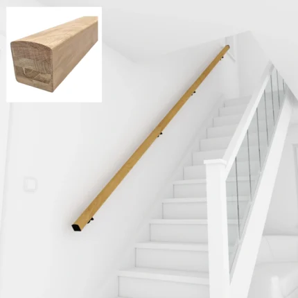 Bundle Builder Oak Modern Wall Handrail