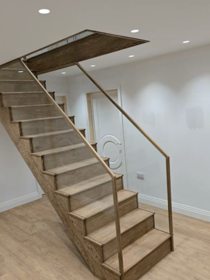 Stringer Cut Staircase